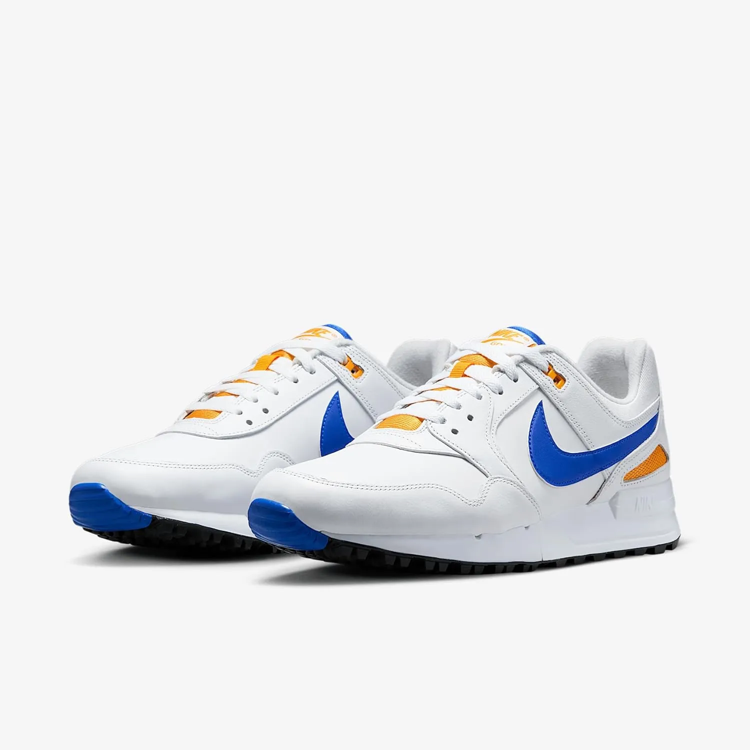 Nike Air Pegasus '89 G Golf Shoes (HV3866-101, White/Orange Peel/Black/Racer Blue)