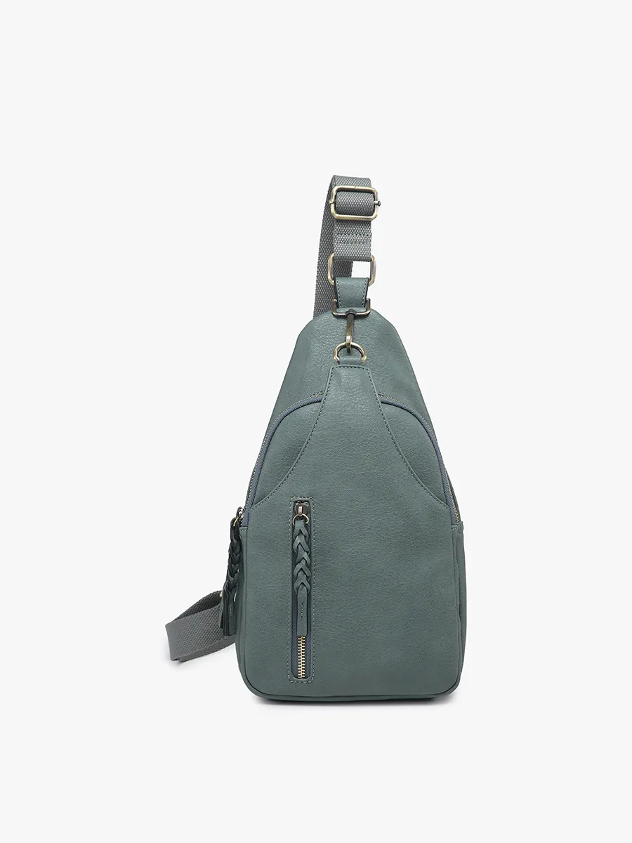 Nikki Suede Sling Bag