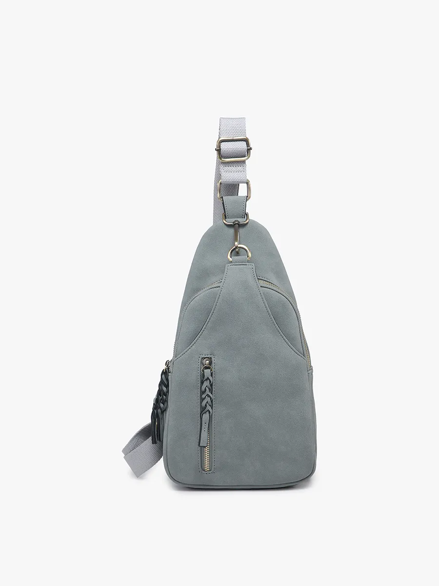 Nikki Suede Sling Bag
