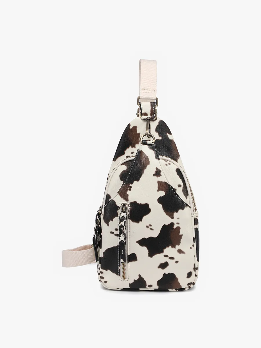 Nikki Suede Sling Bag