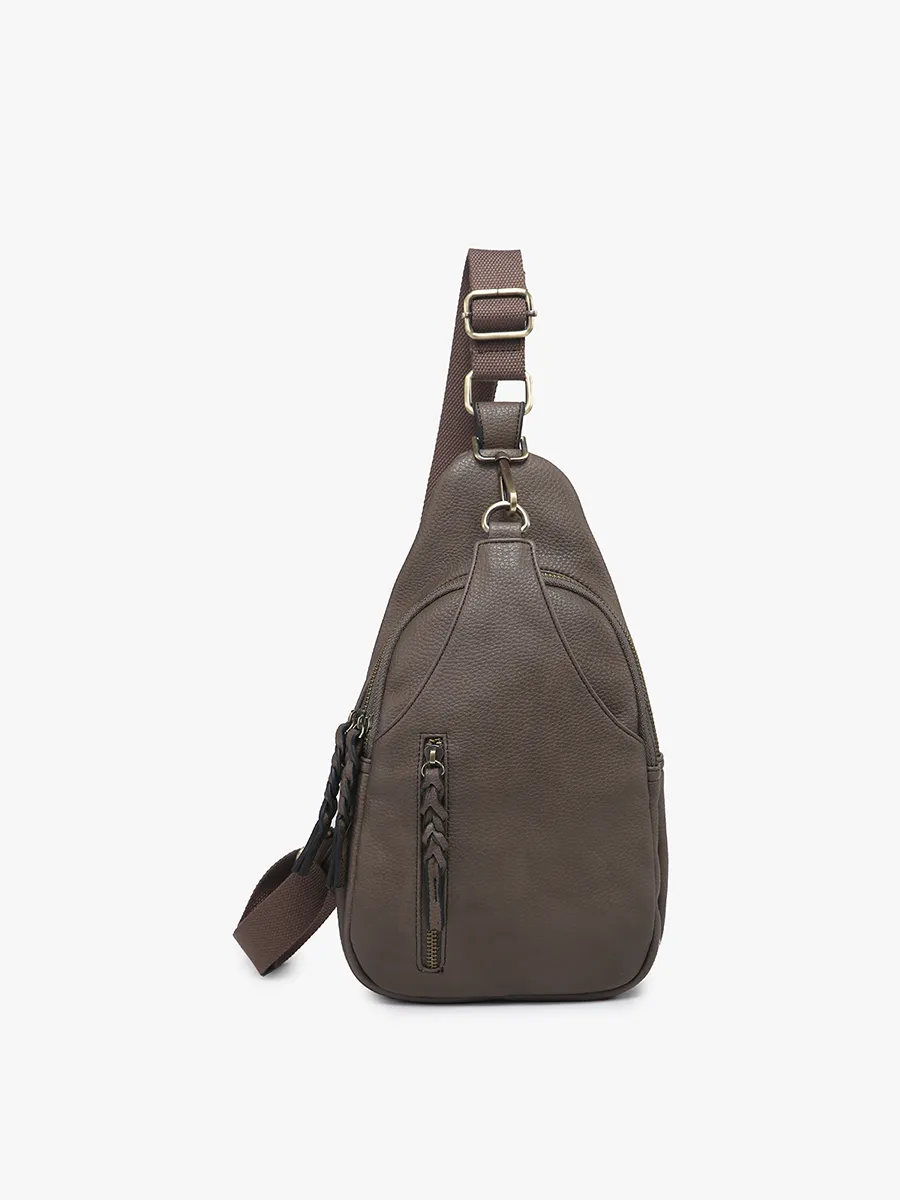 Nikki Suede Sling Bag