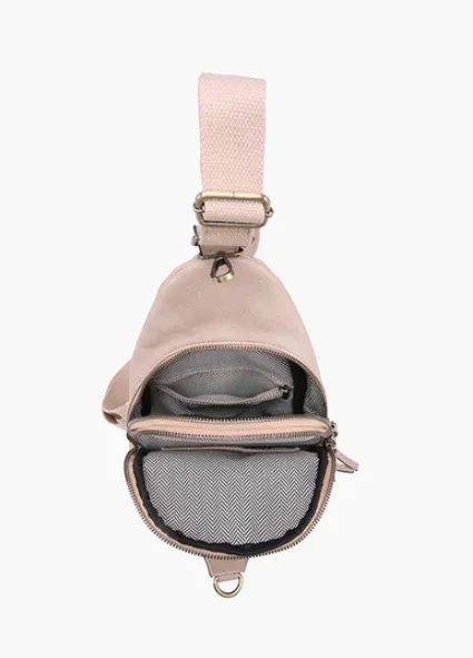 Nikki Suede Sling Bag