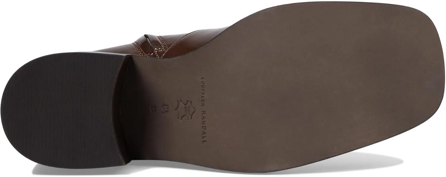 Nolan Espresso Patent Leather Bootie