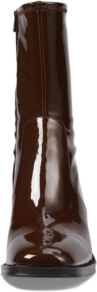 Nolan Espresso Patent Leather Bootie