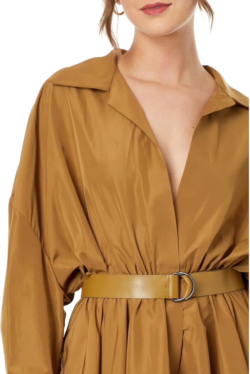 Norma Kamali Women's Super Oversized Bf Nk Shirt Flared Mini Dress