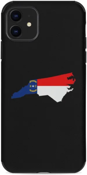 North Carolina State Flag Map Soft Shell Compatible with Shockproof Anti-Scratch Soft Case Fiber Skin