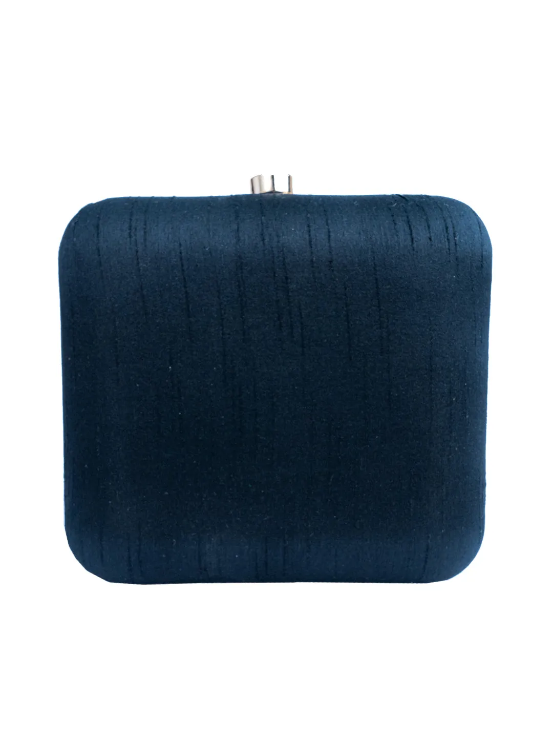 NR By Nidhi Rathi Black White Embellished Box Clutch