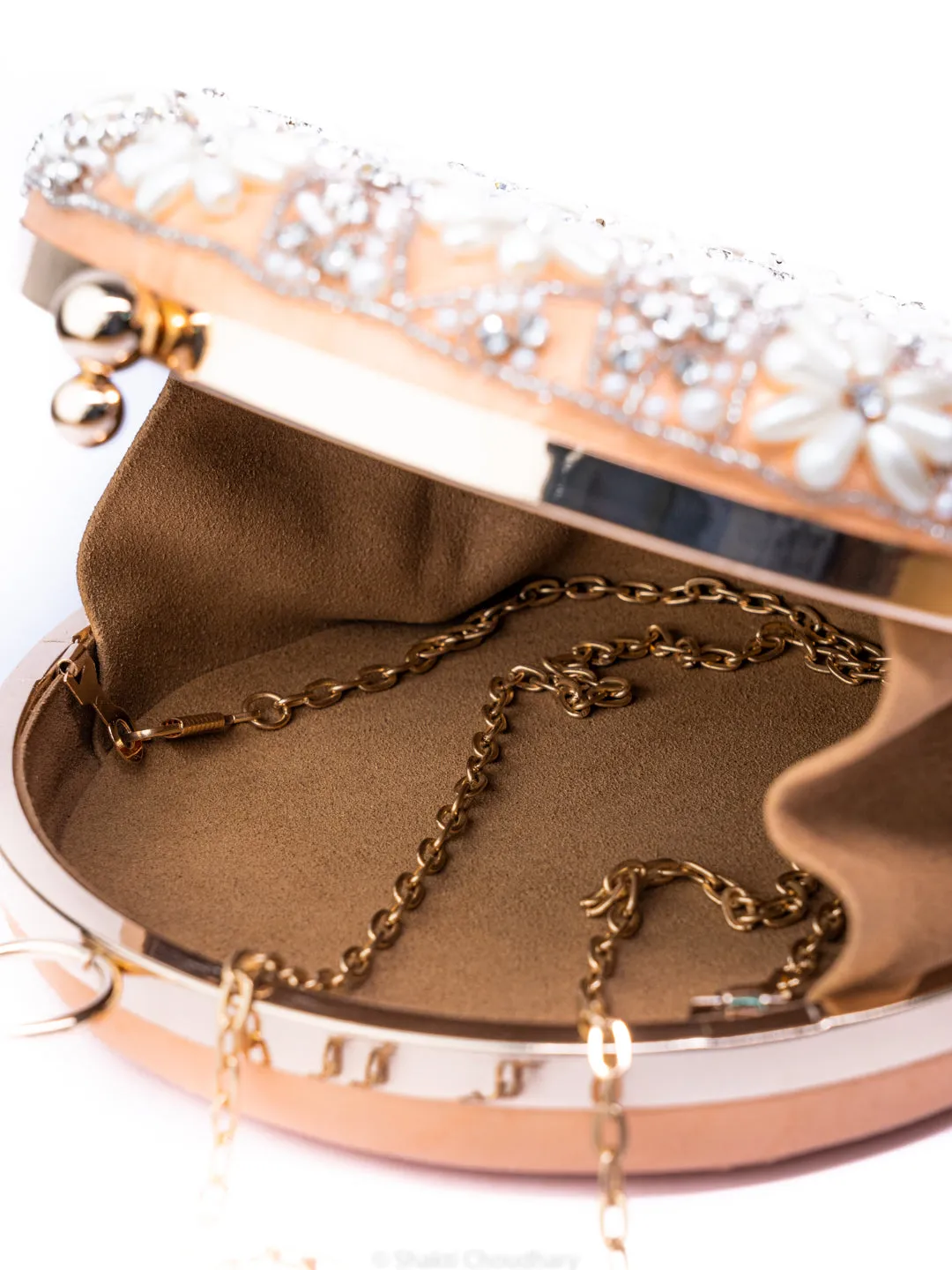 NR By Nidhi Rathi Embellished Embroidered Box Clutch