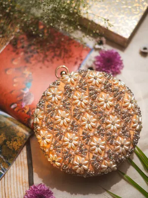 NR By Nidhi Rathi Embellished Embroidered Box Clutch