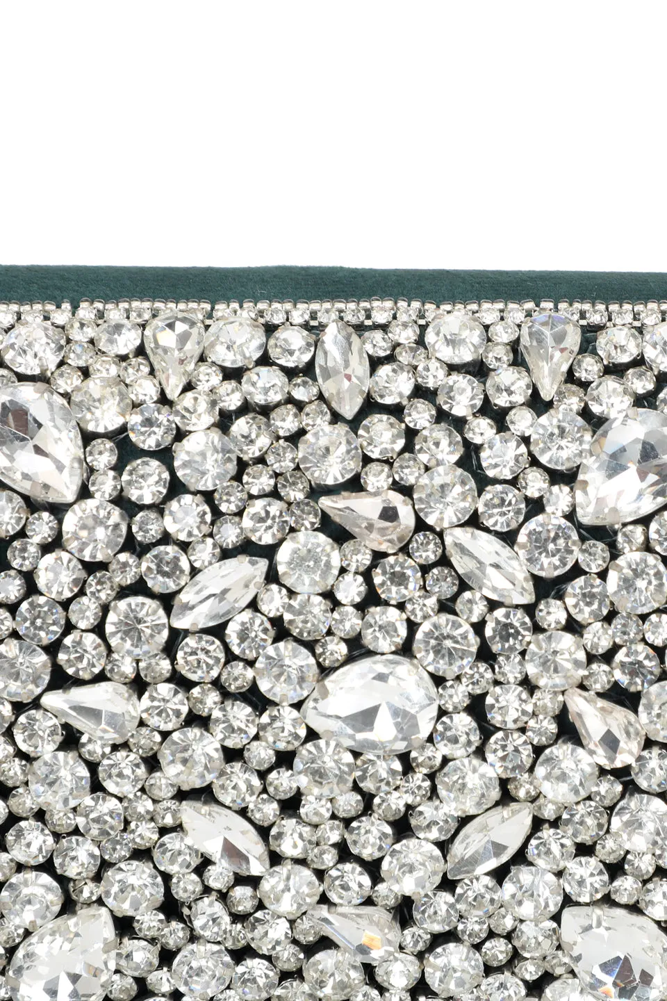 NR By Nidhi Rathi Embellished Foldover Clutch