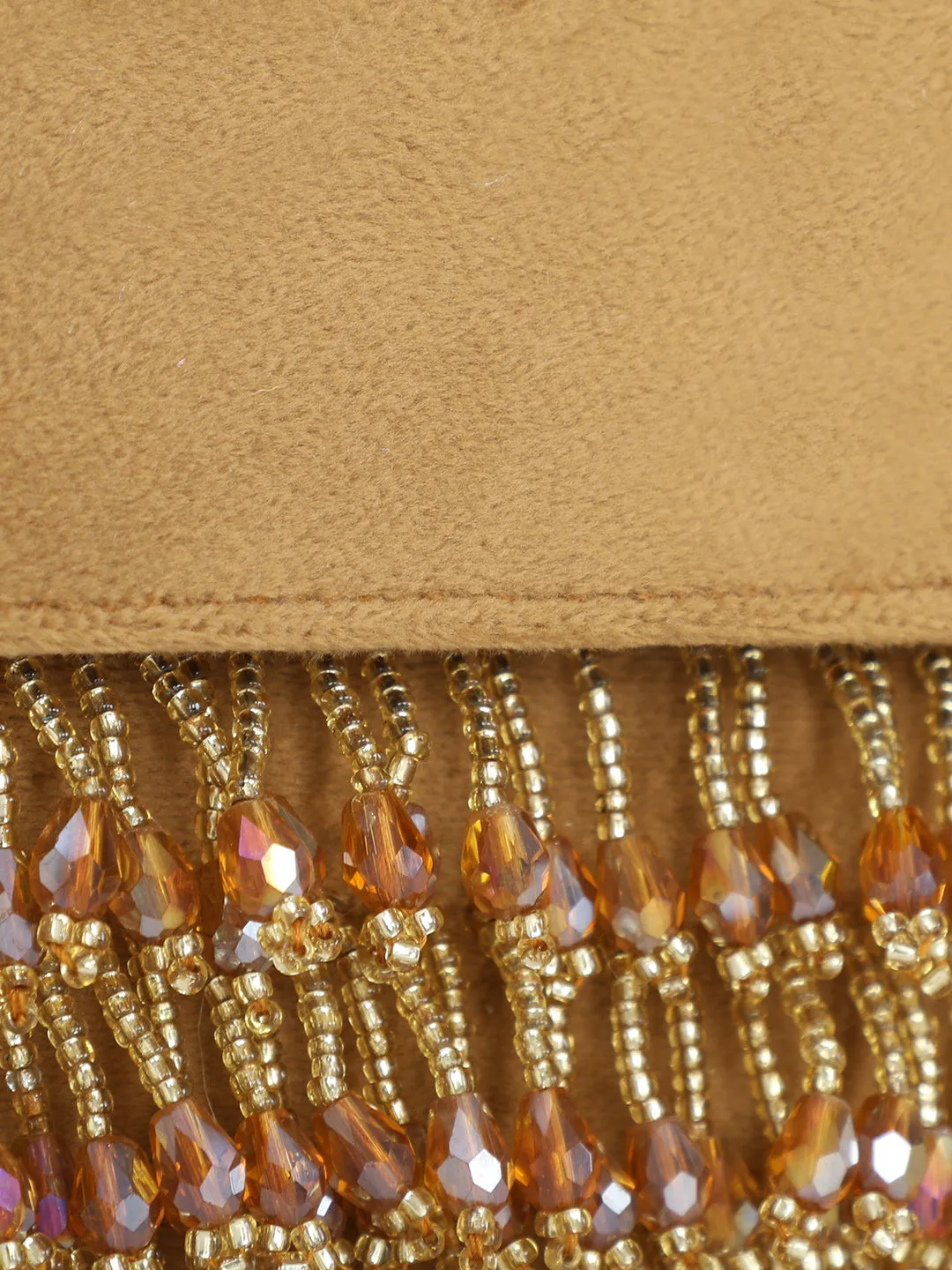NR By Nidhi Rathi Embellished Tasselled Purse Clutch