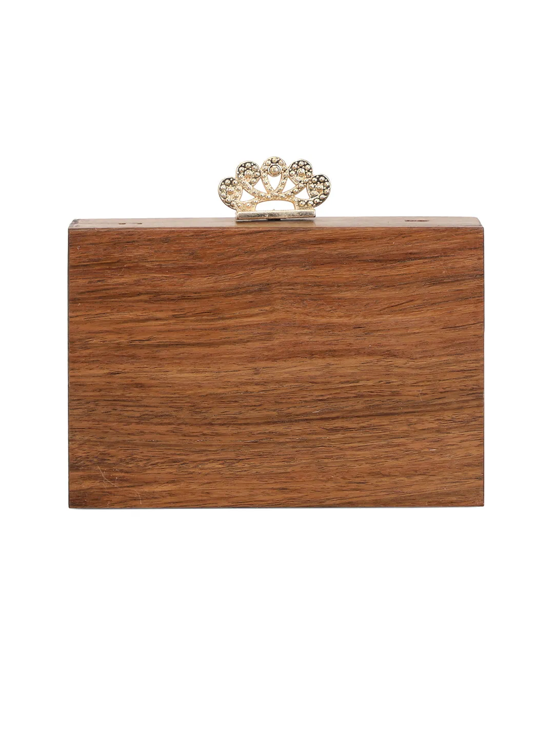 NR By Nidhi Rathi Floral Embellished Box Clutch