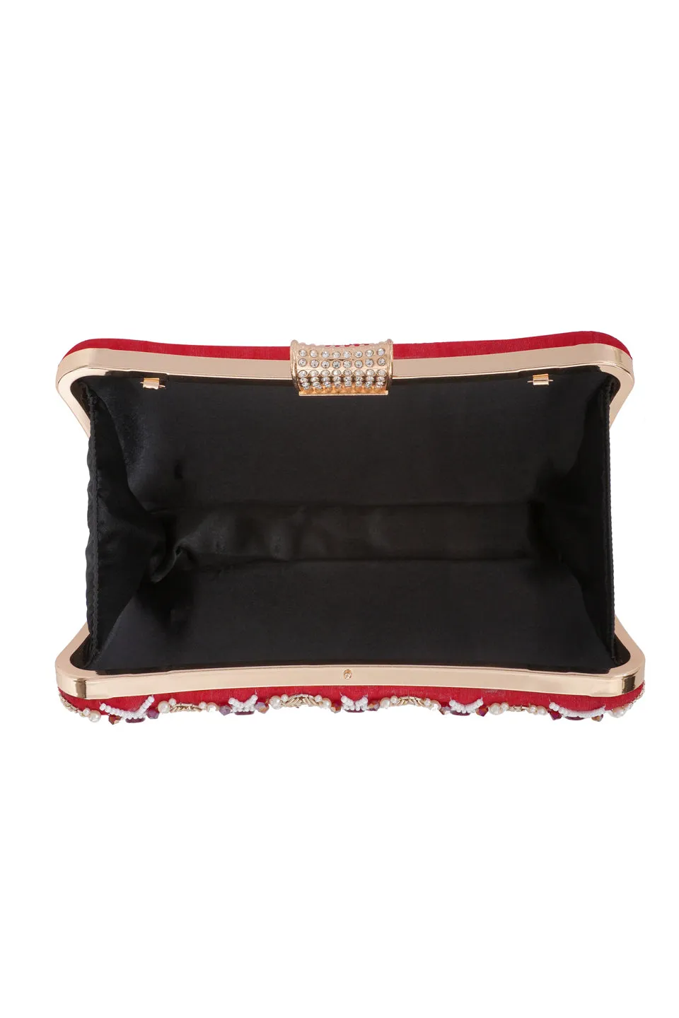 NR By Nidhi Rathi Stone Embellised Clutch Bag