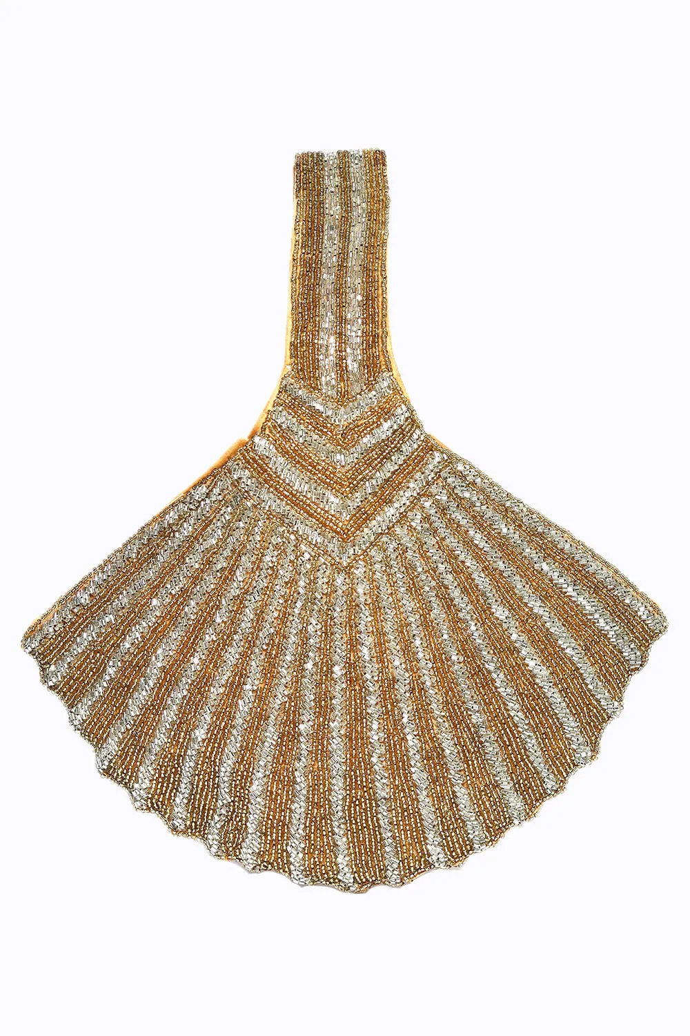 NR By Nidhi Rathi Women Gold-Toned Embellished Potli Clutch
