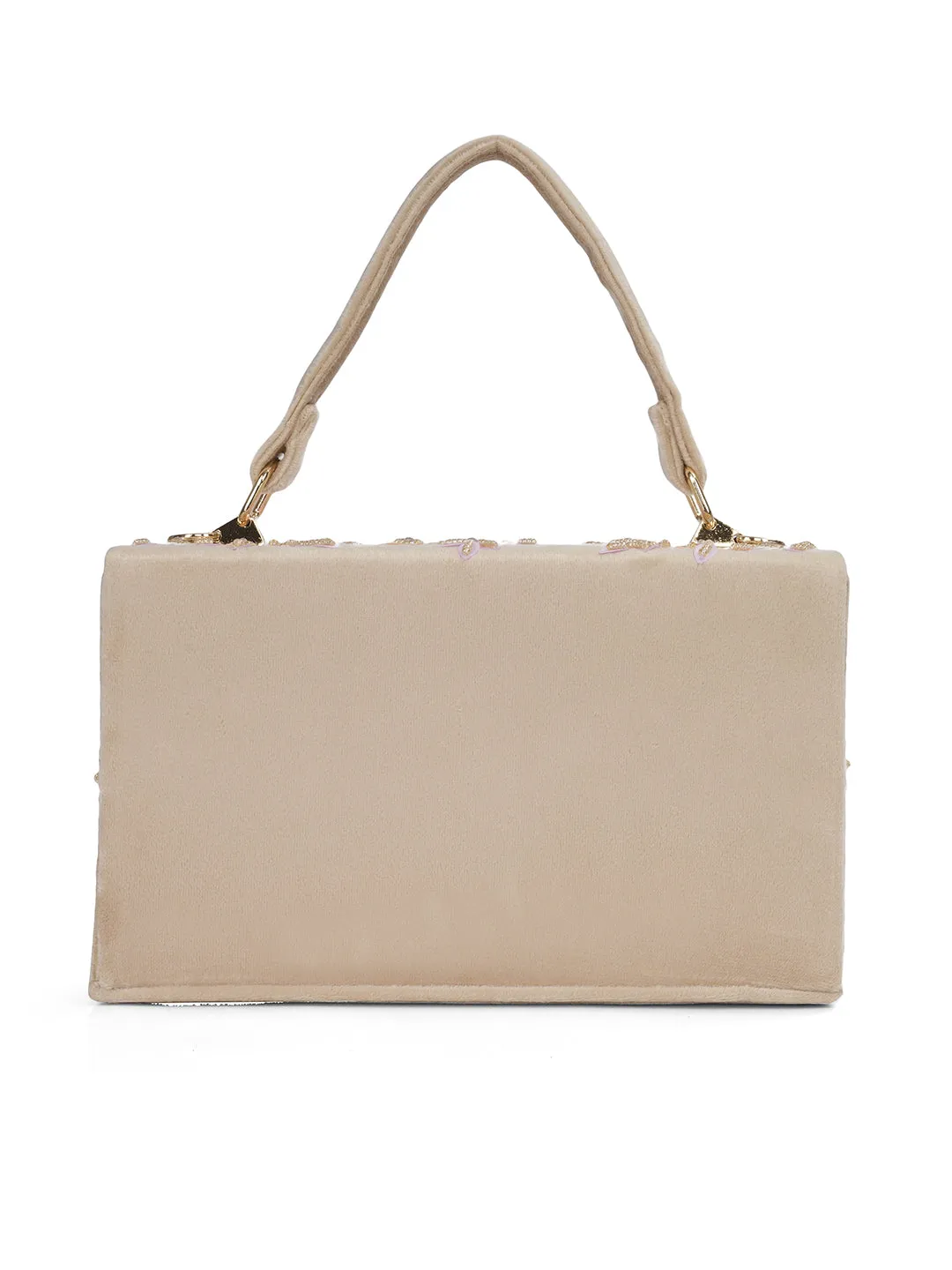 NR Cream Mdf Flap Bag