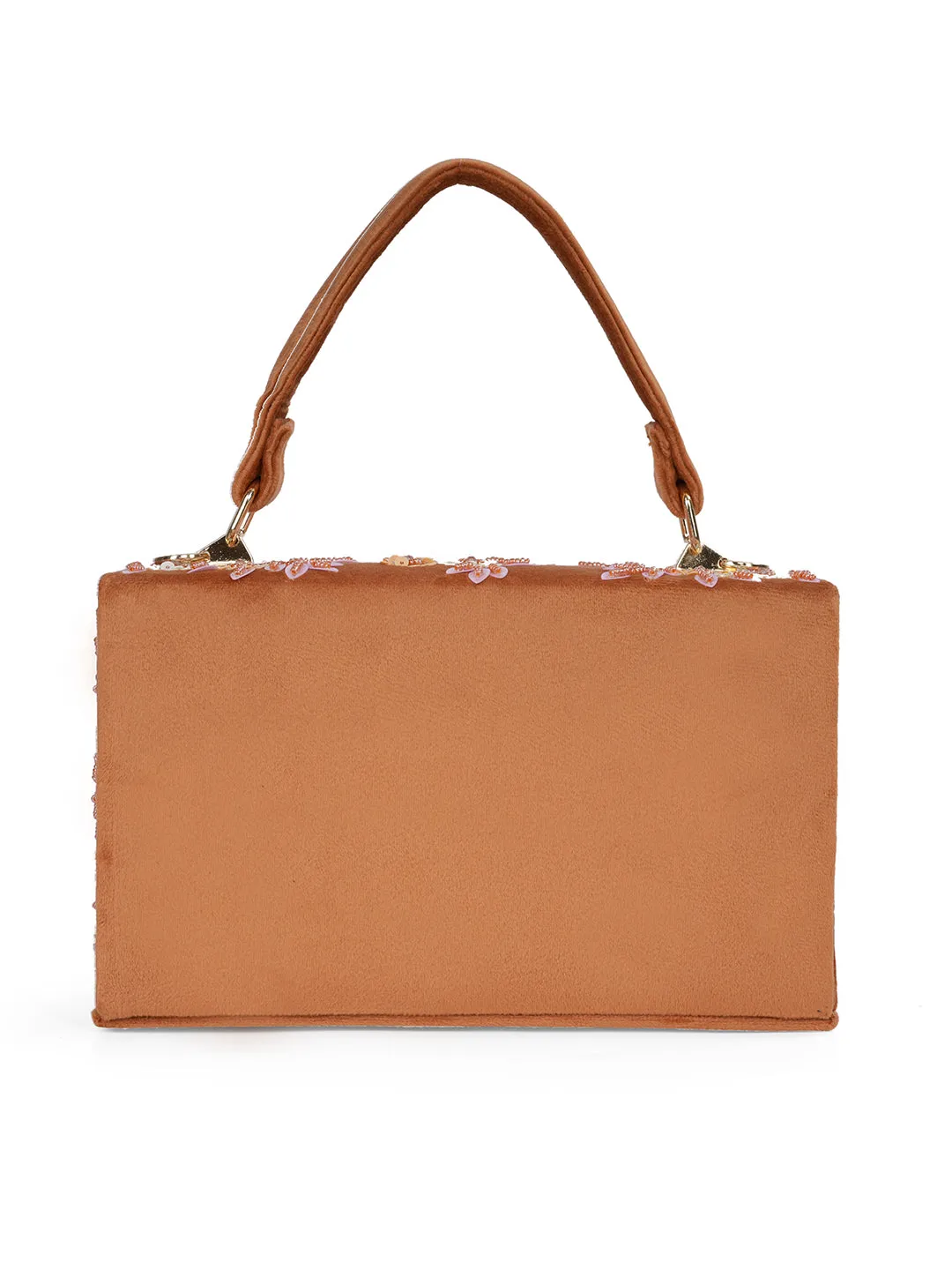 NR Tan Mdf Flap Bag