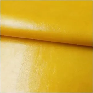 Oil Wax Leather Faux Leather Fabric PU Leatherette Upholstery Fabric for Sofa Chair Furnishing, DIY Crafts Handbags ，Sold by The Meter(Size:1.37 * 3,Color:Orange)