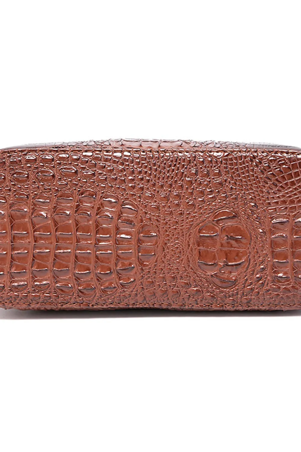 Ombre Satchel Croc Embossed Handbag