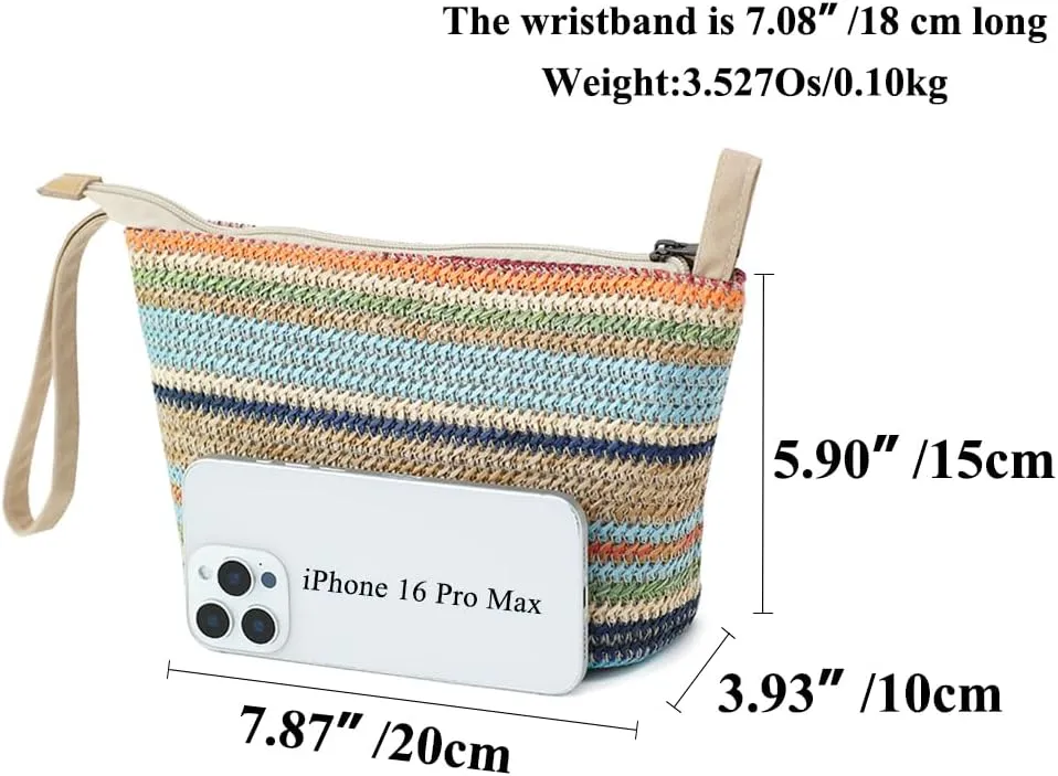 Original Design Wristlet Wallet - Large Capacity Clutch Bag with Wrist Strap