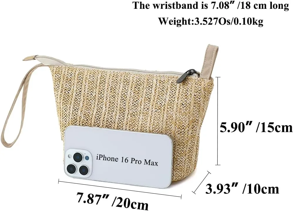 Original Design Wristlet Wallet - Large Capacity Clutch Bag with Wrist Strap