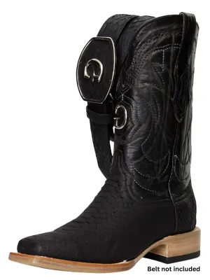 Original Python Exotic Cowboy Boots for Men 'El General' - ID: 45089