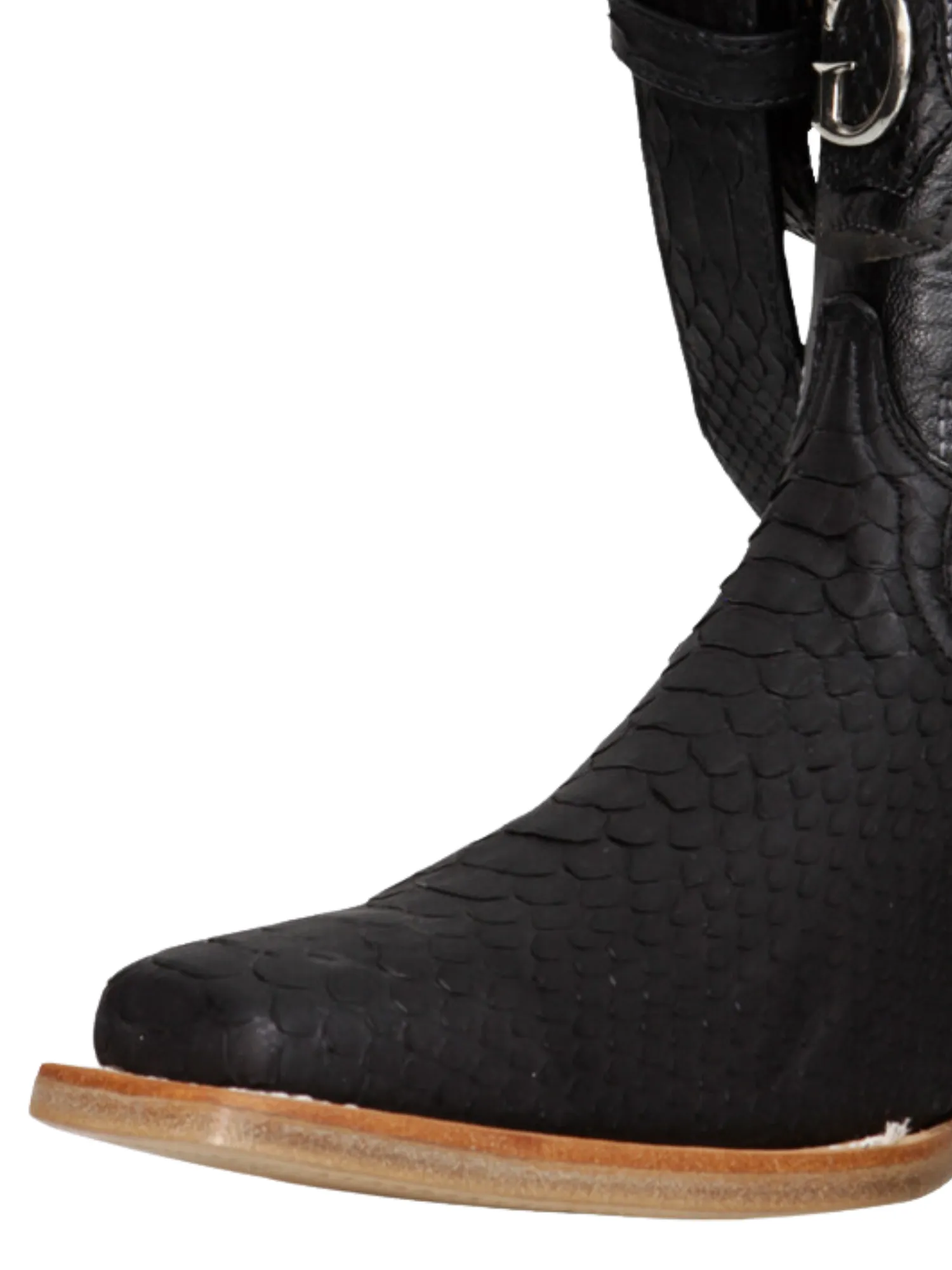 Original Python Exotic Cowboy Boots for Men 'El General' - ID: 45089