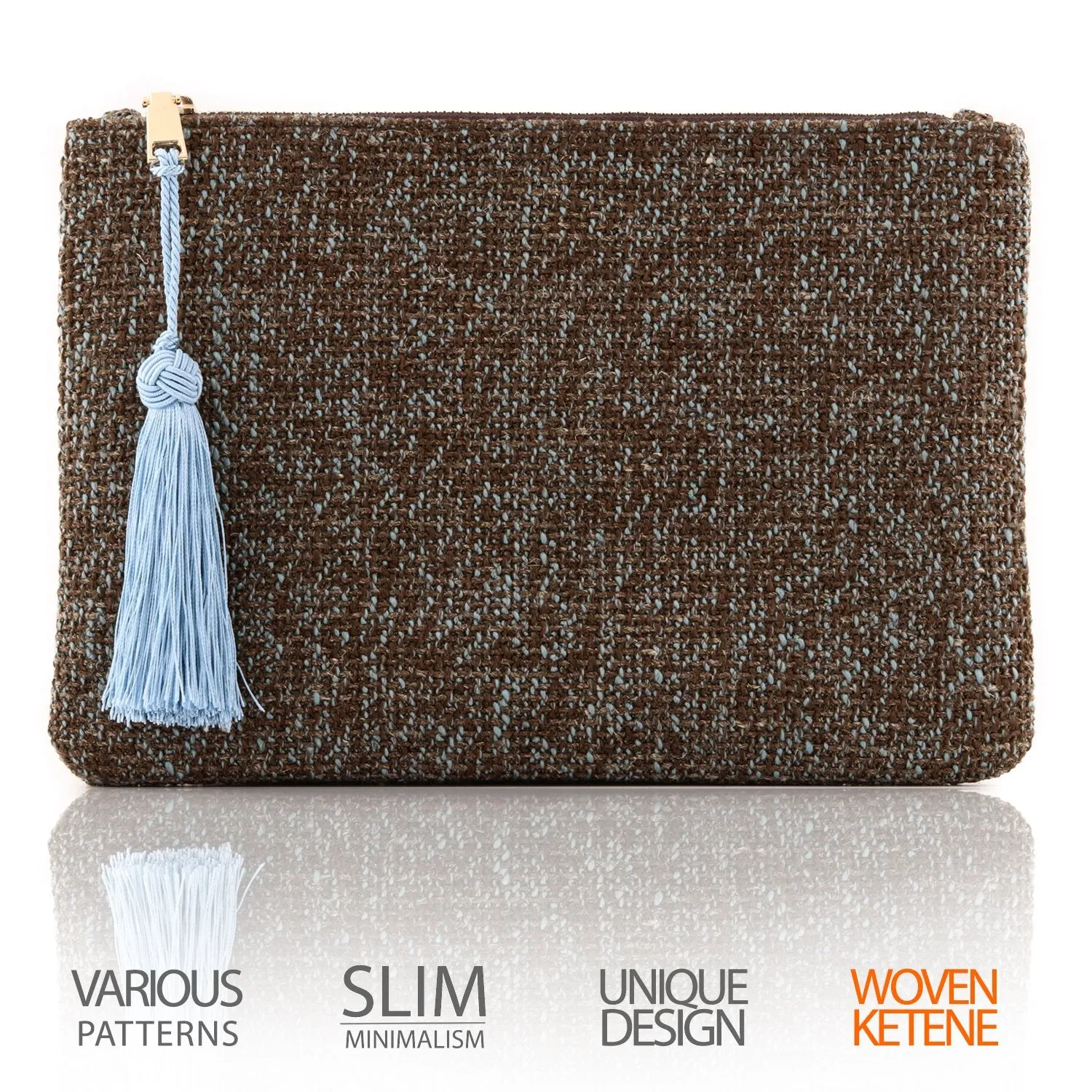 Otto Angelino Designer Women’s Bohemian Clutch Purse - Multiple Slots Money, Cards, Smartphone - Ultra Slim