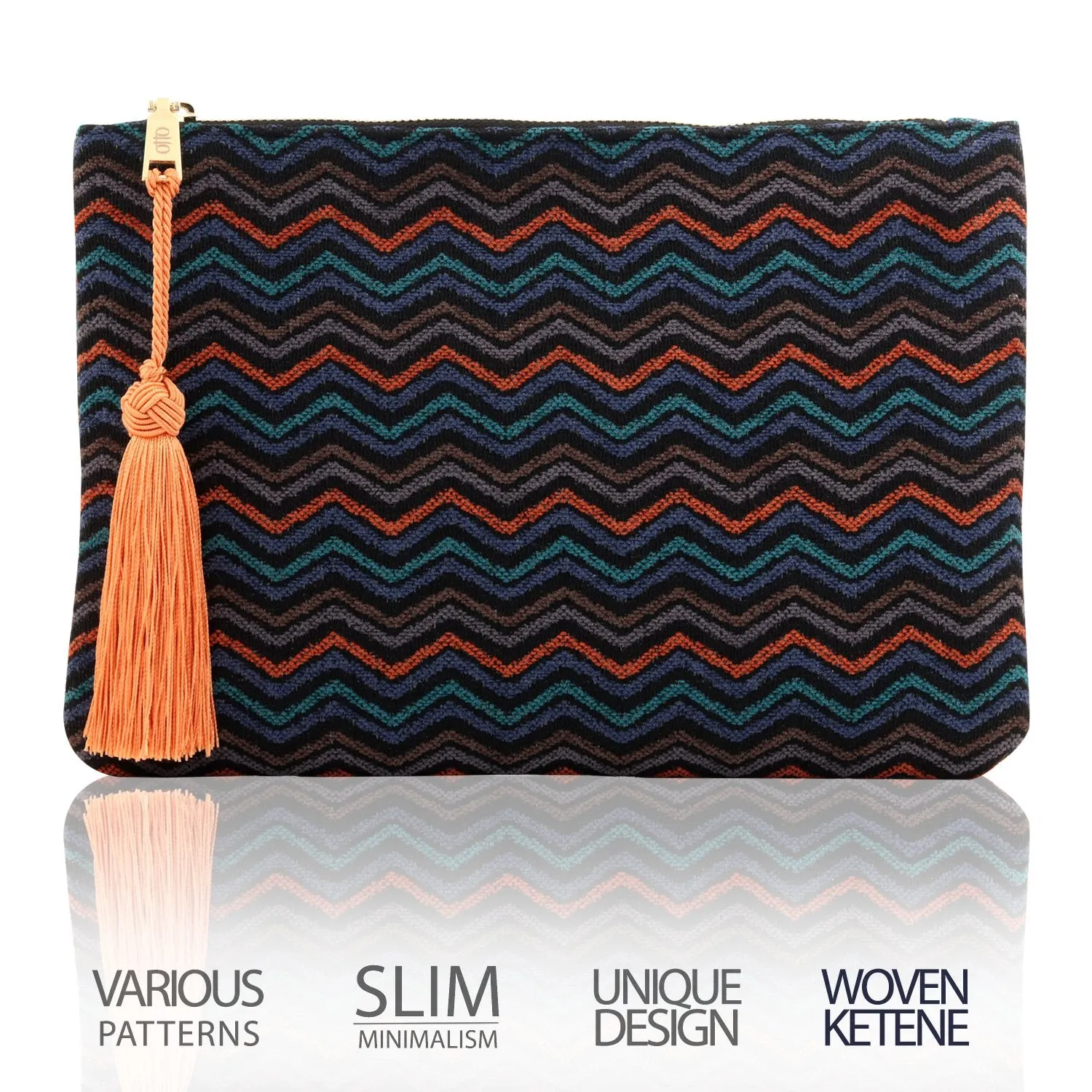 Otto Angelino Designer Women’s Bohemian Clutch Purse - Multiple Slots Money, Cards, Smartphone - Ultra Slim