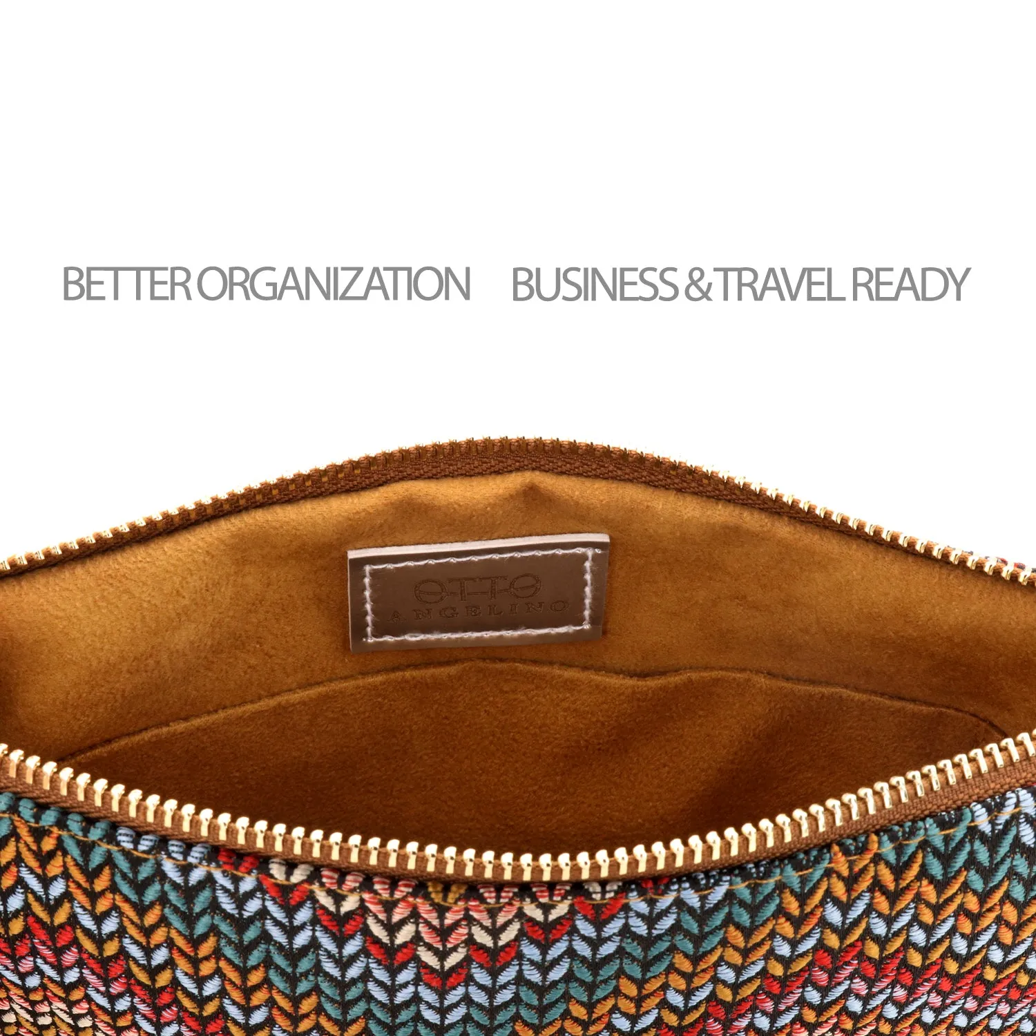Otto Angelino Designer Women’s Bohemian Clutch Purse - Multiple Slots Money, Cards, Smartphone - Ultra Slim