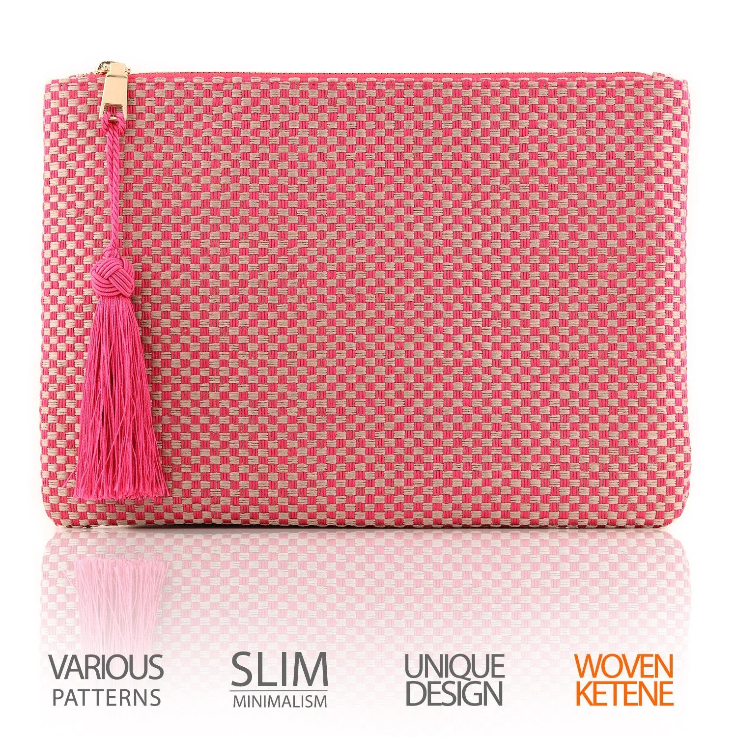 Otto Angelino Designer Women’s Bohemian Clutch Purse - Multiple Slots Money, Cards, Smartphone - Ultra Slim