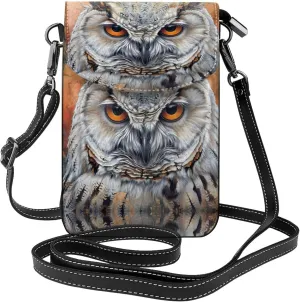 Owl Beliefs Crossbody Bag For Women Leather Cellphone Shoulder Purses Fashion Travel Designer Wallet