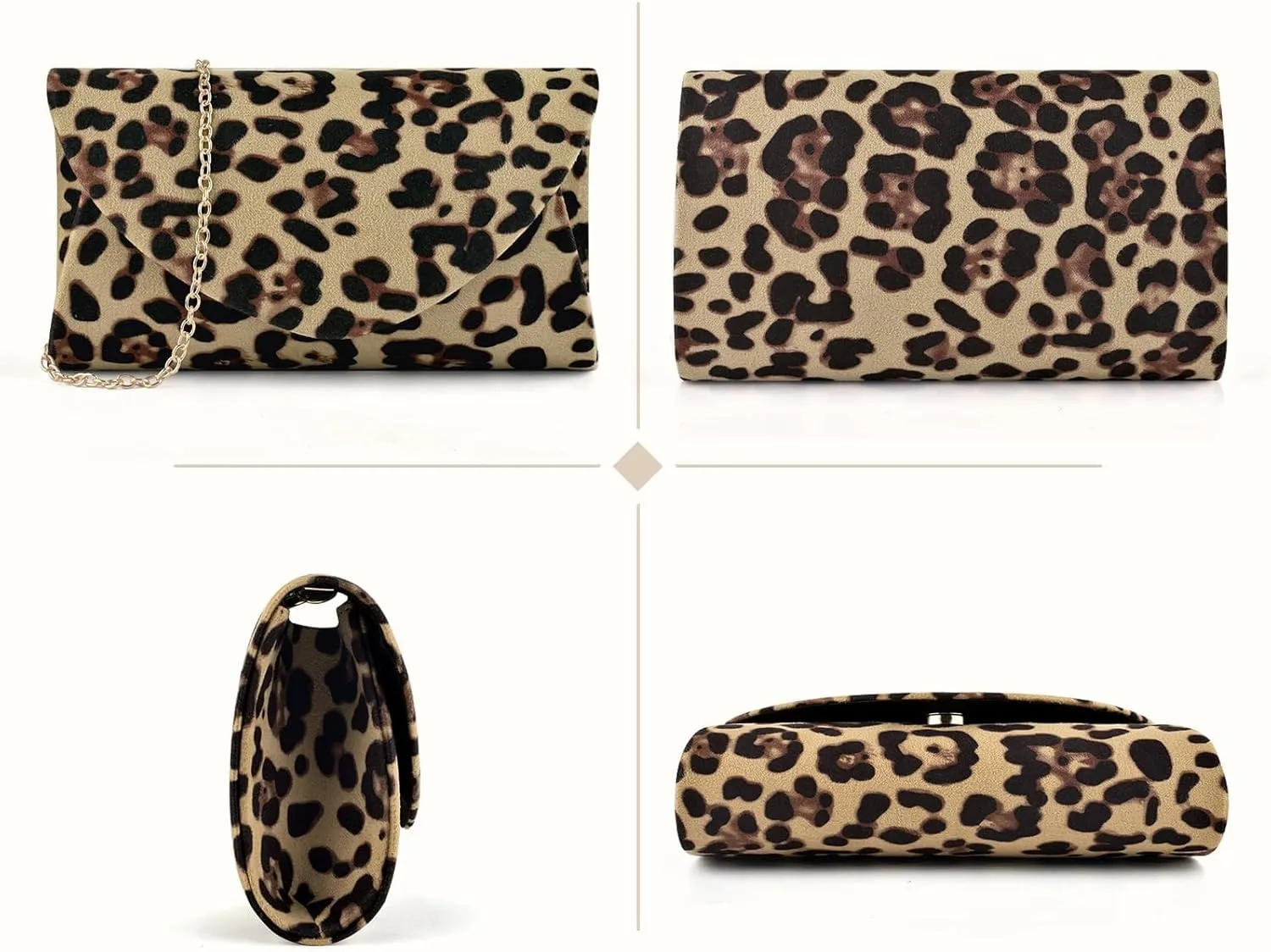 PACETAP Clutch Purses for Women, Handbags with Chain for Women Formal, Evening Bag for Wedding Party Cocktail Prom Dinner