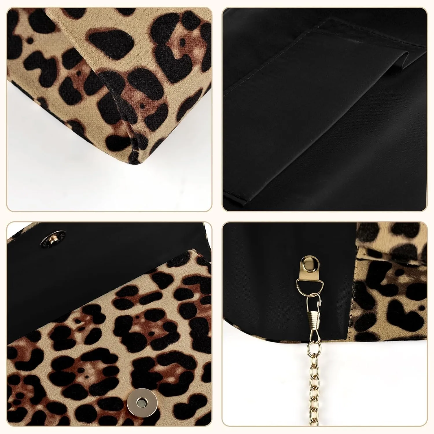 PACETAP Clutch Purses for Women, Handbags with Chain for Women Formal, Evening Bag for Wedding Party Cocktail Prom Dinner
