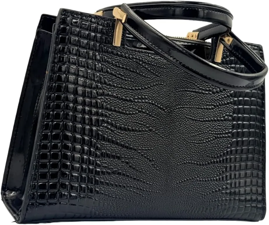 Patent Leather Hand and Shoulder Bag