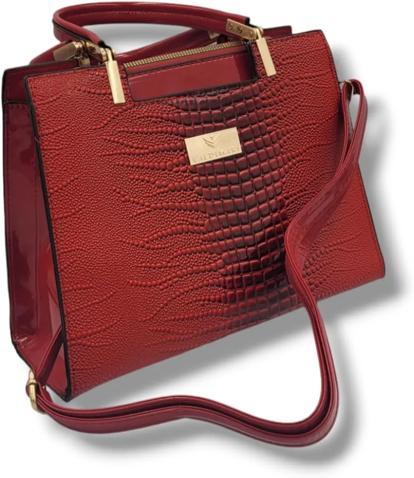 Patent Leather Hand and Shoulder Bag