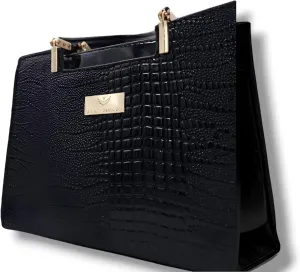 Patent Leather Hand and Shoulder Bag