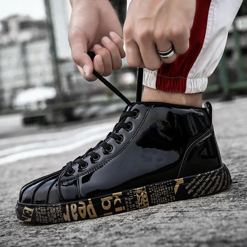 patent leather shoe
