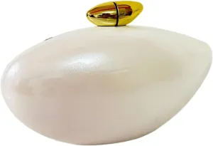 Pearl Clutch Purse Acrylic Shell Clutch Bag Bridal Purse for Women Wedding Party
