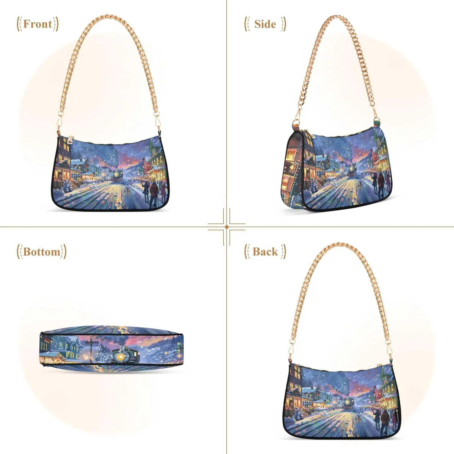 Pink Flamingos Watercolor Beach Phone Wallet Purse Small Hobo Purse Women Small Cute Handbags Cute Shoulder Purse