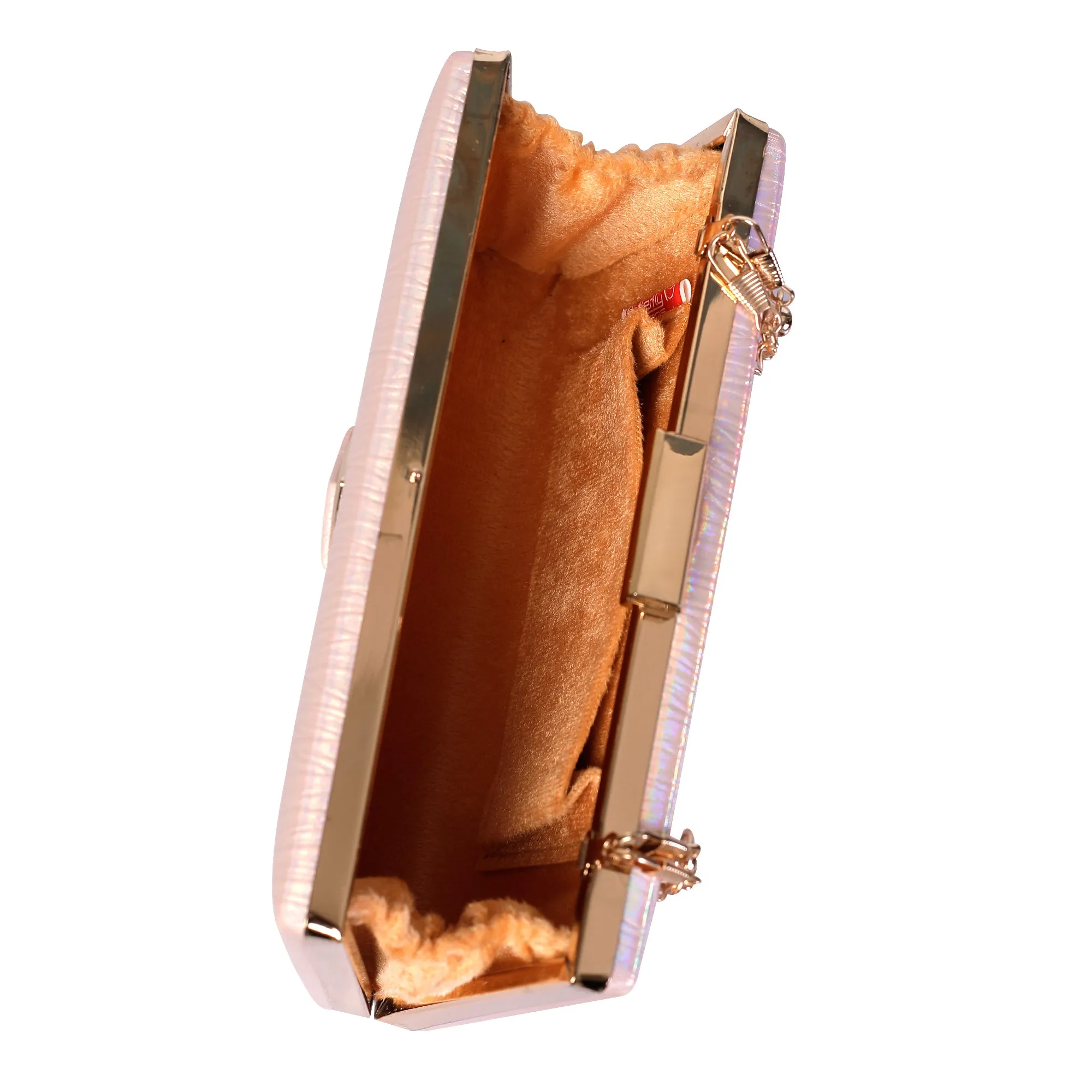 Pink Splash of Plushness Clutch