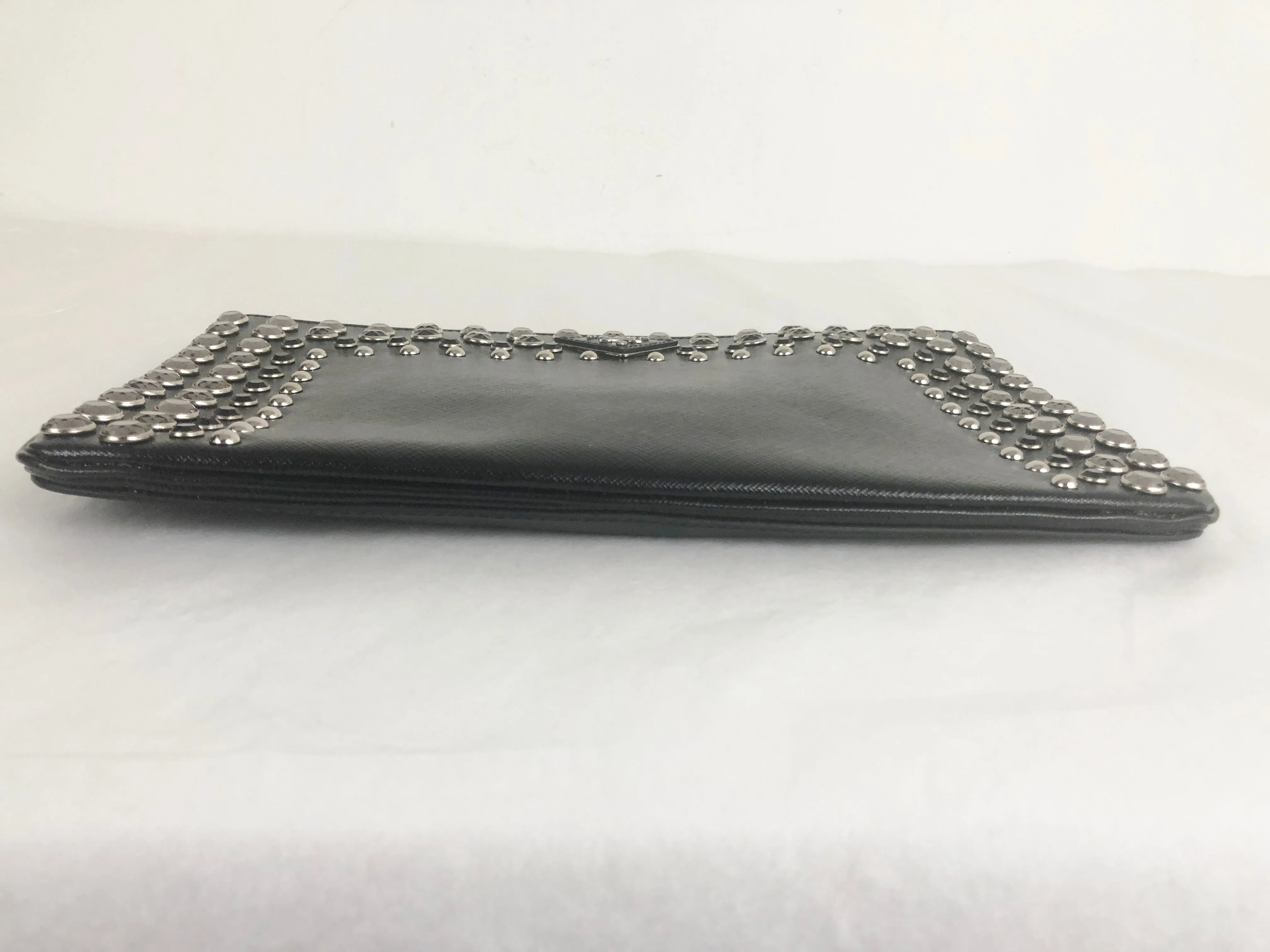 Prada Crystal Studded Clutch