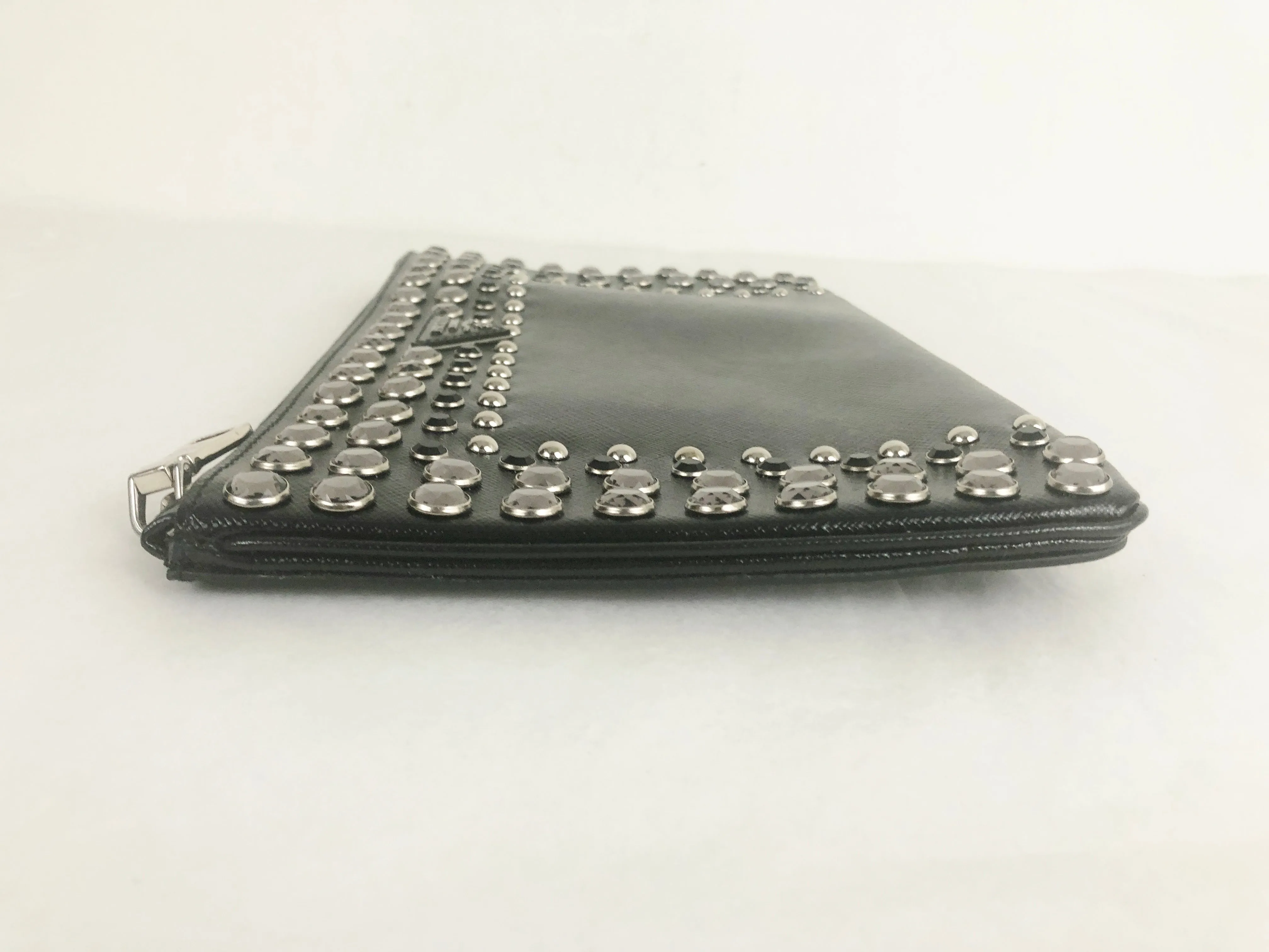 Prada Crystal Studded Clutch