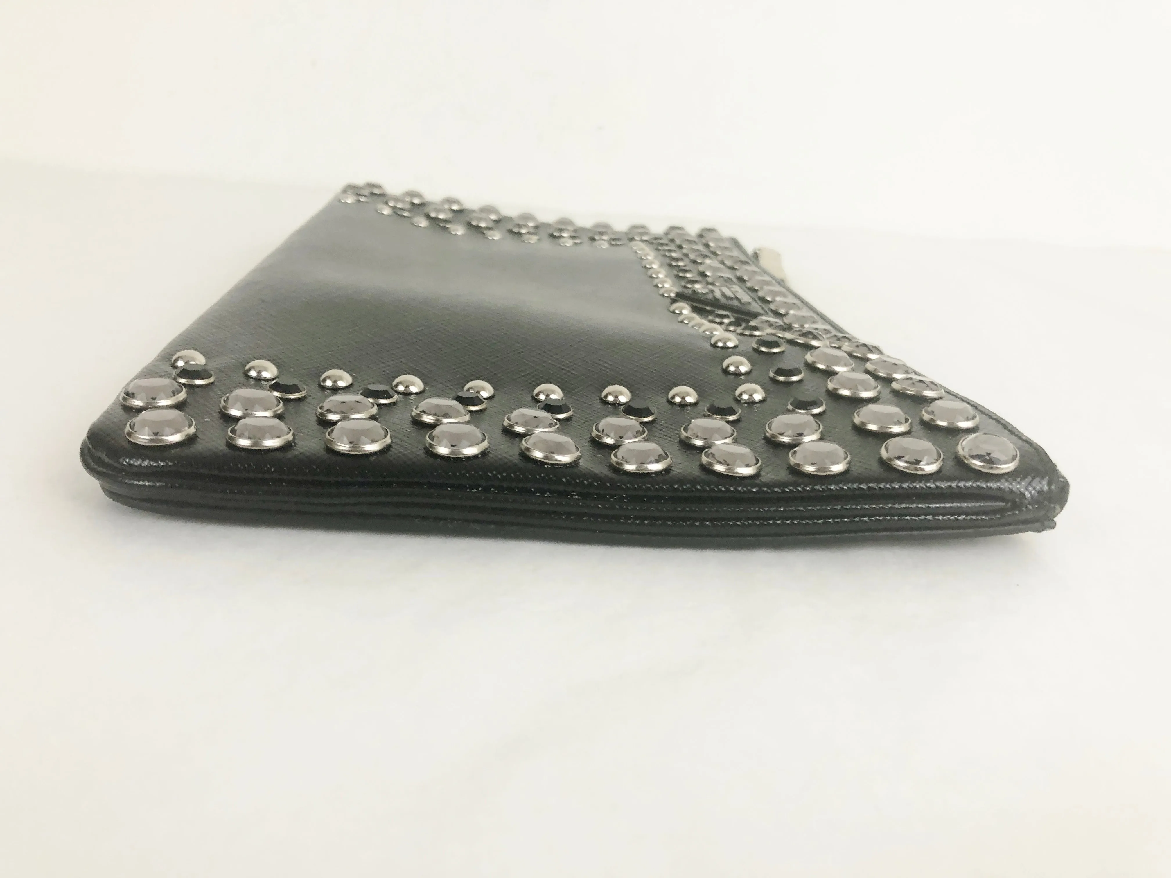 Prada Crystal Studded Clutch