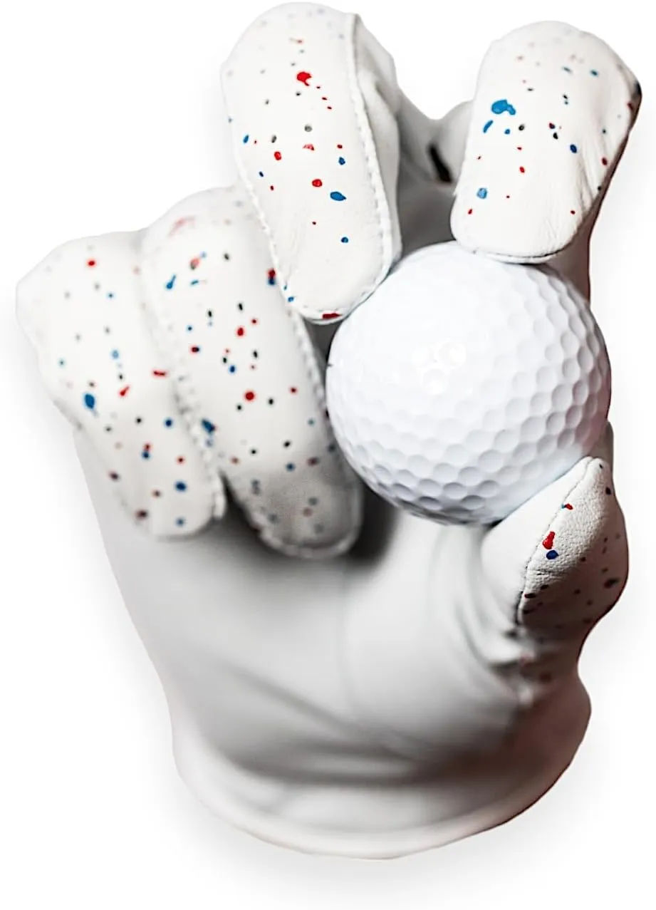 Premium Golf Glove | 100% AAA Cabretta Leather | Cool Golf Gloves | Serious Feel & Performance | Mens Golf Gloves Left Hand