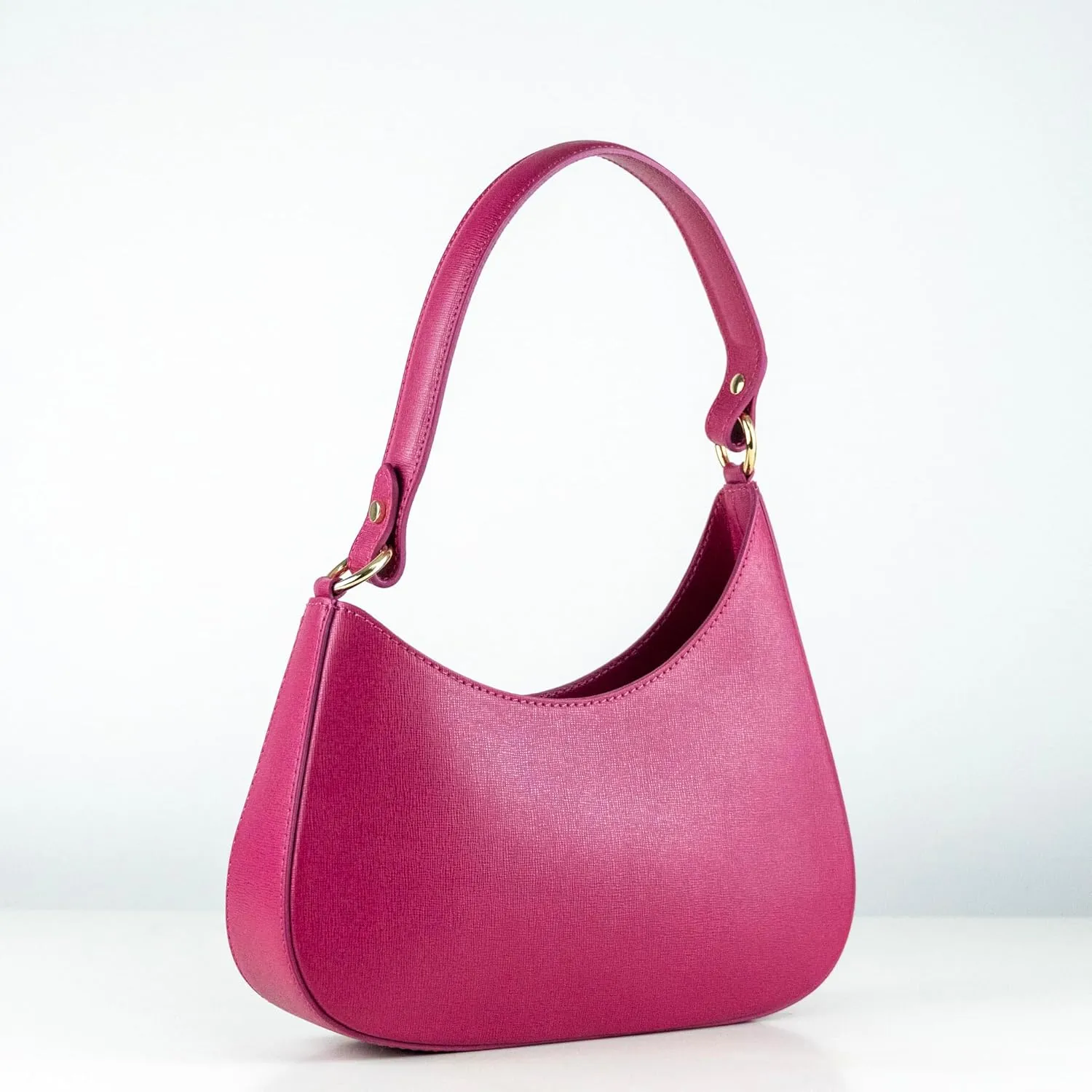 Premium Italian Leather Handmade in Florence, Italy. Small Handbags for Women with Detachable Strap Made in Italy