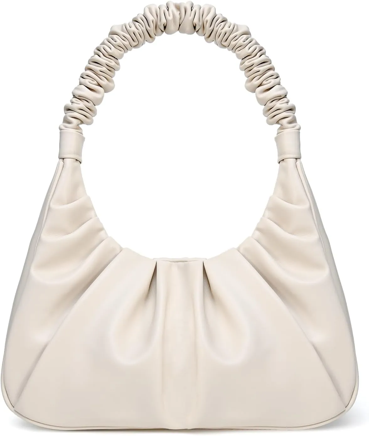 PS PETITE SIMONE Shoulder Handbag for Women Fashion Ruched Shoulder Hand Purse Sofii Clutch Hobo Bag Trendy Purse for Lady