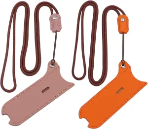 PU Leather Case Lanyard Necklace case for J-U-UL/R-E-LX/MO-TI/YO-OZ Or Similar Sized Lanyard Leather Pen Cover