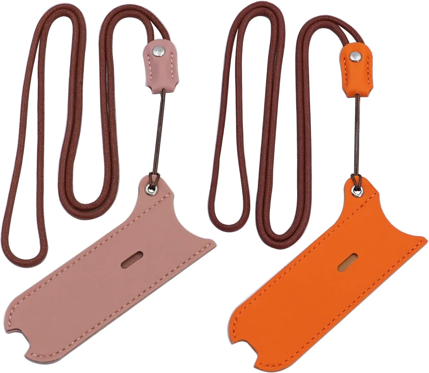 PU Leather Case Lanyard Necklace case for J-U-UL/R-E-LX/MO-TI/YO-OZ Or Similar Sized Lanyard Leather Pen Cover