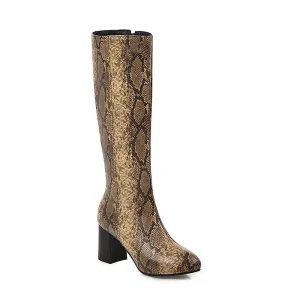Python Skin Boots