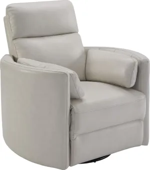 Radius - Florence Ivory - Powered by Freemotion Power Cordless Swivel Glider Recliner